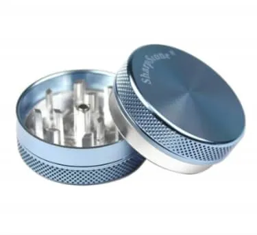 2.2" 2 Piece Grinder (BLUE) — Sharpstone Grinders