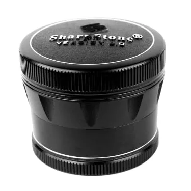 2.5" 4 Piece Grinder (BLACK) — Sharpstone Grinders
