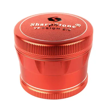 2.5" 4 Piece Grinder (RED) — Sharpstone Grinders