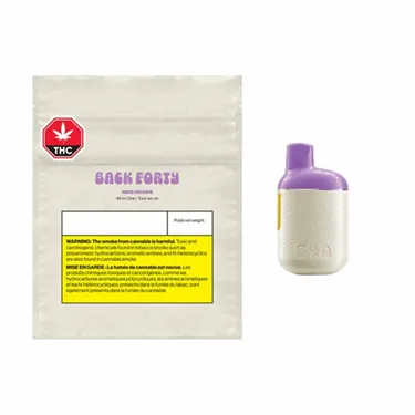 Back Forty — Iced Grape Disposable Vape Pen (0.95ml)