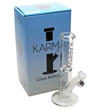 Karma, 9" Good Karma Skinny Straight Glass Bong