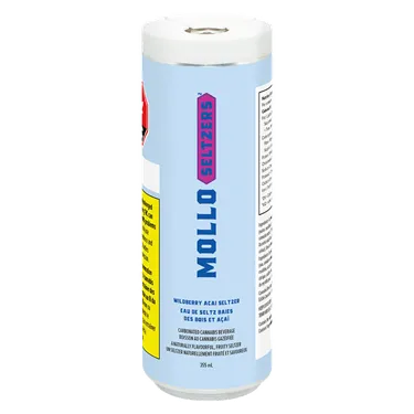 Mollo — Wildberry Acai Seltzer (4 x 355ml)
