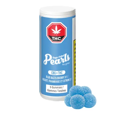 Pearls — Blue Razzleberry 3:1 CBG/THC (5 x 2mg)
