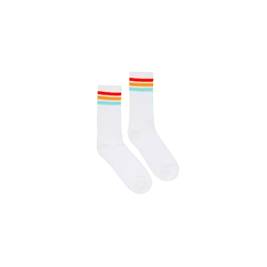 Pop's Striped Athletic Socks