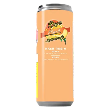 Ray's Lemonade — Ray’s Peach Rosin Lemonade (355mg)