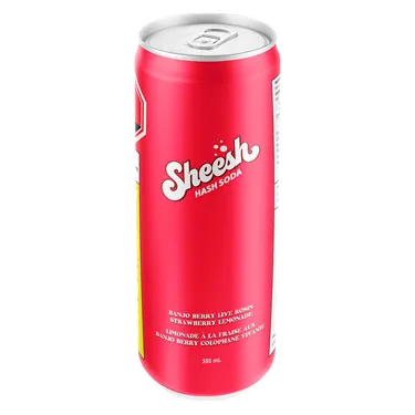 Sheesh Hash Sodas — Banjo Berry Live Rosin Strawberry Lemonade (355ml)