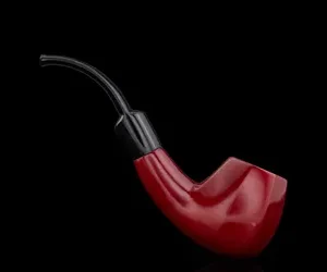 Shire, 5.5" Bent Octagon Brandy Wood Pipe