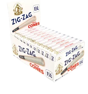 Zig-Zag, White Pre-Rolled Cones